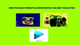 How To Make PowerYellowInvertFat On Sony Vegas Pro [upl. by Nylrats]