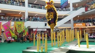 2015 17th Genting Cup Malaysia National Lion Dance Championship Pre Rd  光藝 KL Kwong Ngai 4K UHD [upl. by Enyrehtac59]