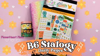 B6 Stalogy Weekly amp Daily Planner Setup with Happy Planner Stickers  Plan with Me amp Lets Chat [upl. by Ardnajela762]