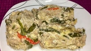 How to make mok chicken with pee ມົກໄກ່ໄສ່ປີ  LAO FOOD  HOME MADE BY KAYSONE [upl. by Allanson130]