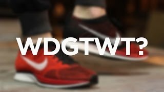 WDGTWT Nike Flyknit Racer  University Red [upl. by Avert582]