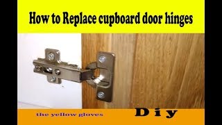 How to replace cupboard door hinges [upl. by Leah]