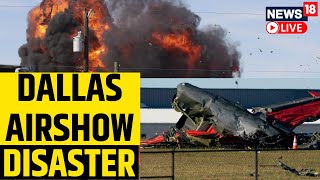 Dallas Airshow 2022 Crash LIVE  Two Historic Military Aircraft Collided And Crashed  English News [upl. by Armbrecht]