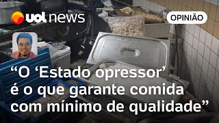 Comida no banheiro da Sapucaí é aviso aos que pedem Estado mínimo diz Sakamoto [upl. by Schonthal35]