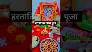 Hartalika Teej Pooja  hartalikateej teej viralshort viralvideo shorts teeja [upl. by Ridinger]