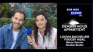 Interview Demain nous appartient  Louvia Bachelier amp Youcef Agal  Manon amp Nordine  TF1  DNA [upl. by Neddra266]