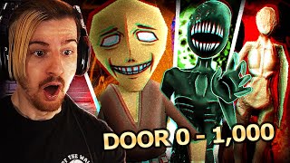 DOOR 0 TO DOOR 1000 IN 1 VIDEO  Spookys Jumpscare Mansion Full Game [upl. by Selena]