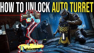 RAINBOW SIX EXTRACTION HOW TO UNLOCK AUTO TURRET [upl. by Anura]