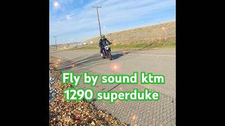 The street fighter  KTM 1290 Super Duke R walk around  fly by sound [upl. by Yenahteb]