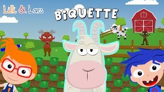 ah biquette biquette  ah tu sortiras biquette paroles chanson  comptine animaux de la ferme [upl. by Naima]