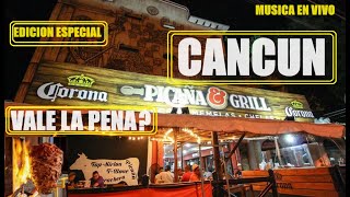 CANCUN PICAÑA amp GRILL  Restaurantes Que Debes de Probar  Tacos De Lujo  Pastor Negro [upl. by Clausen]