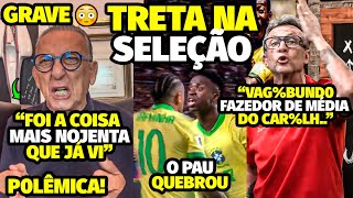 GALVÃ0 BUENO DETONA ATITUDE N0JENTA APÓS P0LÊMICA AGRESSlVA COM VINI JR NO VEXAME DA SELEÇÃO E NET0 [upl. by Snej]