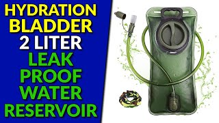 Hydration Bladder 2 Liter Leak Proof Water Reservoir [upl. by Yrtnahc334]