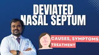 Symptoms of DNS  Deviated nasal septum  DrGVK Chaitanya Rao [upl. by Phillip]