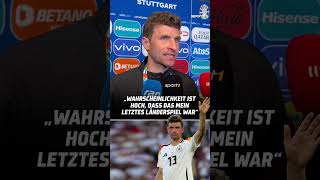 Thomas Müller äußert sich nach dem EMAus zur strittigen HandEntscheidung und zu seiner Zukunft [upl. by Yelekreb]