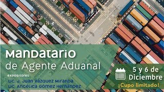 Curso quotMandatario de Agente Aduanalquot [upl. by Amoakuh]