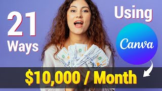 Earn Money using Canva growsimply earnmoneyonline canva tips [upl. by Hairaza]