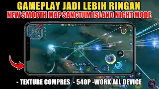 Update ‼ Config ML Anti Lag Smooth Map Sanctum Island  Lag Fix Frame Drop  Mobile Legends [upl. by Ahsinav74]