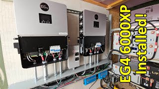 The EG4 6000XP Inverters are Installed Finally 12000W OffGrid Solar Power [upl. by Anthiathia17]