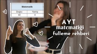 ayt mat nedir nasıl yapılır  ben nasıl fulledim  boun me öğrencisi anlatıyor [upl. by Krystin]