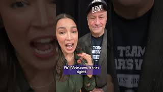 AOC and Doug Emhoff VOTE  Alexandria OcasioCortez [upl. by Annoda]