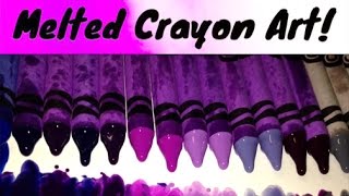 100 Crayons Melted Art Science  DIY Experiment Incredible Science [upl. by Oirazan]