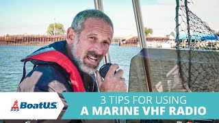 3 Tips for Using a Marine VHF Radio Whats MMSI amp DSC  BoatUS [upl. by Aninaig]