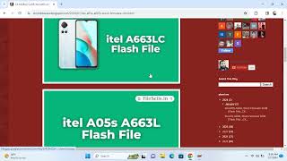 Itel A05S A663L Stock Firmware ROM Flash File FLASHING TESTED FILE BY CK MOBILE CARE [upl. by Letnoj92]