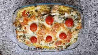 RECIPE  Lekkere makkelijke pastaschotel uit de oven chicken food shortsfeed diy easy recipe [upl. by Mahan600]