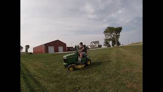 Mowing With The John Deere LX176 [upl. by Hazeghi]