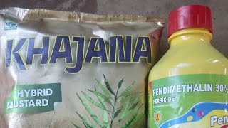 खजाना हाईब्रिड सरसों बीज पेड़मेथलिन 30 KHAJANA HYBRID MUSTARD SEEDS WITH PENDIMETHALIN 30 EC [upl. by Notnad]