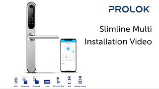 PROLOK Slimline Multi smart lock Multipoint UPVC door installation video [upl. by Angeline]