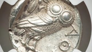 Ancient Greek Coins The Athens Owl Tetradrachm [upl. by Arno]