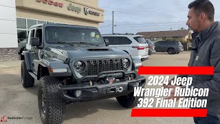 New 2024 Jeep Wrangler Rubicon 392 Final Edition 4x4 SRT  Stock  RTJ9263  Redwater Dodge [upl. by Sugden90]