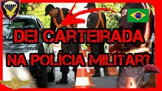 O DIA que a Policia Militar me parou e eu Mostrei a Carteira do Exercito Brasileiro [upl. by Ennyl]