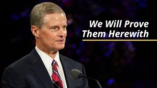 We Will Prove Them Herewith  David A Bednar  October 2020 [upl. by Ahsaelat644]