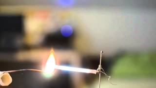 Sodium gas discharge lamp on high voltage MOT [upl. by Laetitia121]