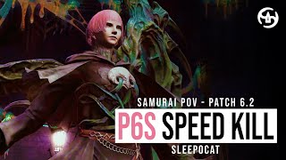 SAM PoV  P6S Speed Kill  741 Kill Time  FFXIV Patch 62 [upl. by Urd]