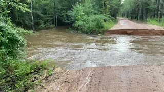 Flood waters on Lotts Creek in Bulloch County [upl. by Hoye]