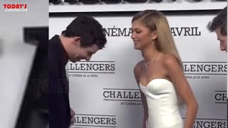 Zendaya has more chemistry with Josh OConnor at Challengers Premiere [upl. by Prager594]