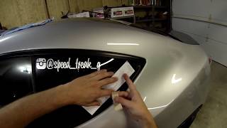 How To Apply A Vinyl Window Decal Quick amp Easy [upl. by Maritsa283]