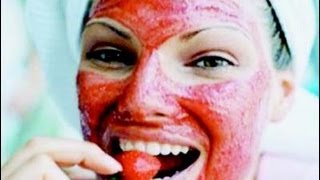 Mascarilla de fresa para el acné  Strawberry Acne Face Mask [upl. by Gratiana116]