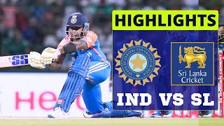 IND vs SL Match HIGHLIGHTS  India vs Sri Lanka 1st T20 HIGHLIGHTS  T20 Series [upl. by Ydeh175]