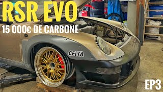 Le gros kit gt2 EVO full carbone  porsche 993 rsr EVO Ep3 [upl. by Noseimaj587]