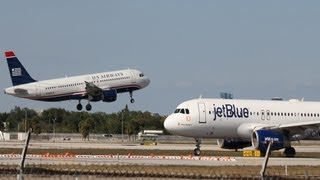 Plane Spotting  Fort Lauderdale Airport HD1080p [upl. by Ferdie13]