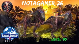 Jurassic World Alive level 30 TRYKOVENATOR [upl. by Chew]