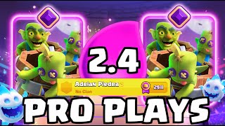 ONE HOUR OF THE BEST 24 LOG BAIT PRO PLAYS 25002900 🎖 TOP LADDER PUSH Clash Royale [upl. by Christyna]