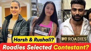 MTV ROADIES 20 All Selected Contestants  Harsh amp Rushali Together In Roadies Journey [upl. by Bili543]