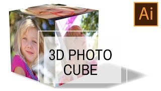 Create a 3D Photo Cube in Illustrator  Harness the Power of 3D [upl. by Yesima]