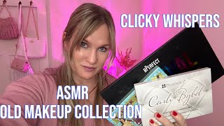 ⚡️WOW⚡️Clicky Whispers ASMR Old Eyeshadow pallettes 🩷✨ Part 2 saying the shade names asmr [upl. by Hazmah]